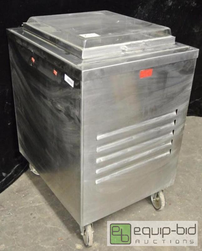 lot 1535 image: Silver King Ice Cream Dipping Cabinet on Casters