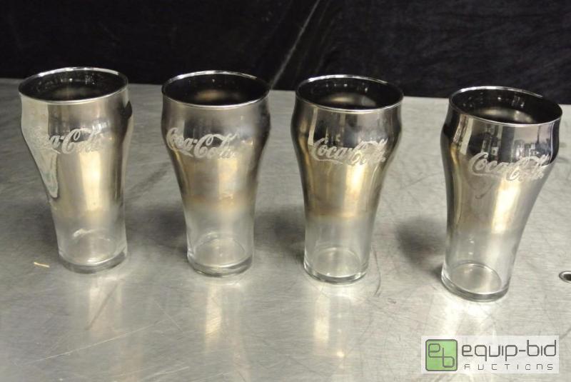 lot 1574 image: (4) Coke Glasses