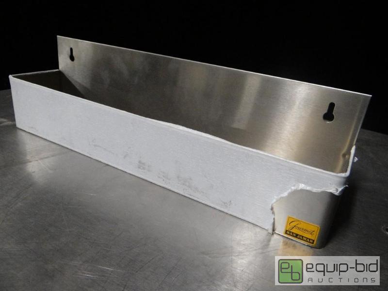 lot 1593 image: San Jamar Stainless Speed Rail and Knife Rack