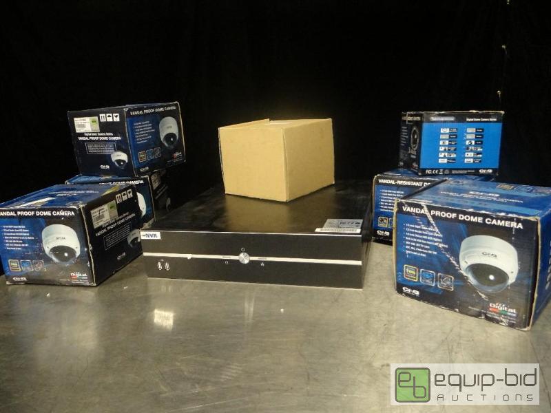 lot 7328 image: DVR w Dome Cameras