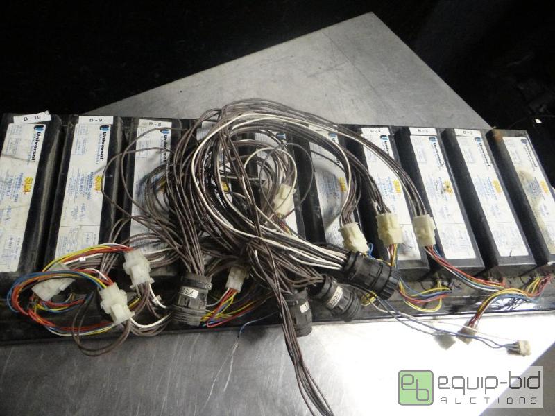 lot 7329 image: (10) Sun Industries Power Cell 1200 Ballast on a Rack