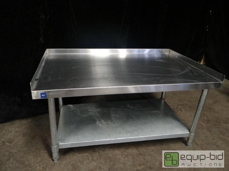 lot 7350 image: Stainless Equipment Stand with Undershelf