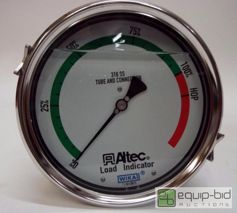 lot 1266 image: Altek Wika Load Indicator Guage Tube &amp Co...