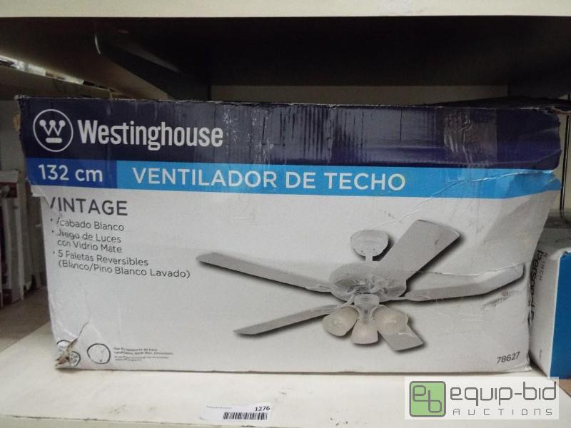 lot 1276 image: Westinghouse Vintage Ceiling Fan&nbsp   See ...