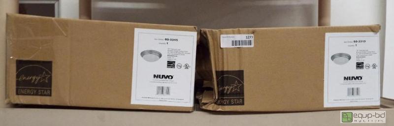 lot 1277 image: NUVO Lighting&nbsp   Qty 2&nbsp  May have s...