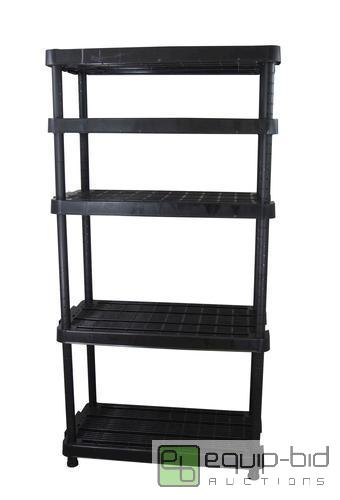 lot 1282 image: NEWMAX IT Heavy Duty Resin Shelves&nbsp...