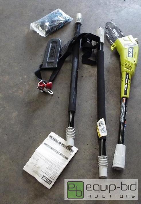 lot 1296 image: Ryobi&nbsp8in Chain Saw&nbsp   May have shi...