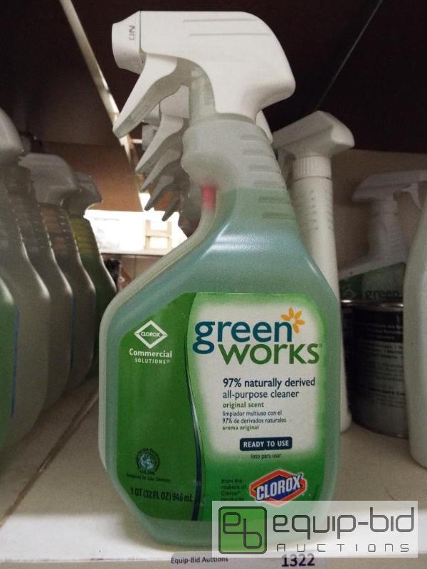 lot 1322 image: Greenworks&nbspCleaning Supply Lot&nbsp   Q...