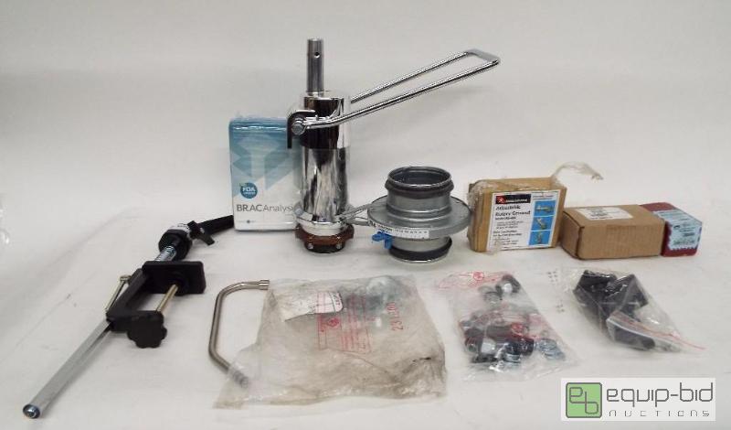lot 1325 image: Misc Hardware&nbsp   Barbers chair pump ped...