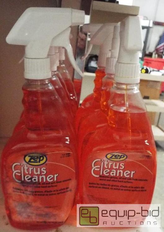 lot 1328 image: Zep Citrus Cleaner&nbsp   Qty 8 Bottles  May...