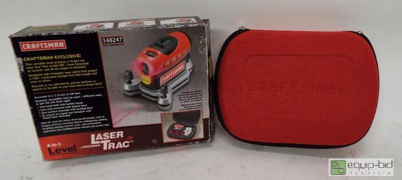 lot 1354 image: Craftsman 4 in 1 LEVEL with Laser Trac&nbsp ...