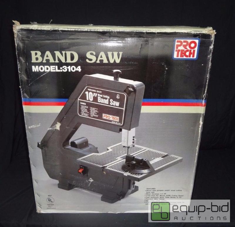 Pro-tech Model 3104 Electric Carpenters Band Saw Manchester Madhouse End Of Summer Liquidation Equip-bid