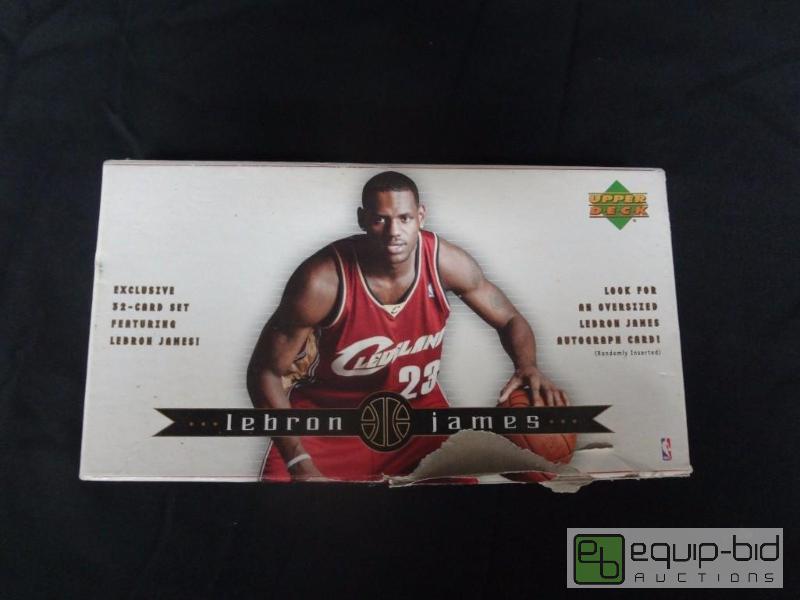 lot 1004 image: 2003 UPPER DECK LEBRON JAMES 32-CARD BOX SET