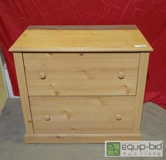 lot 116 image: Heavy Duty Wooden File Cabinet