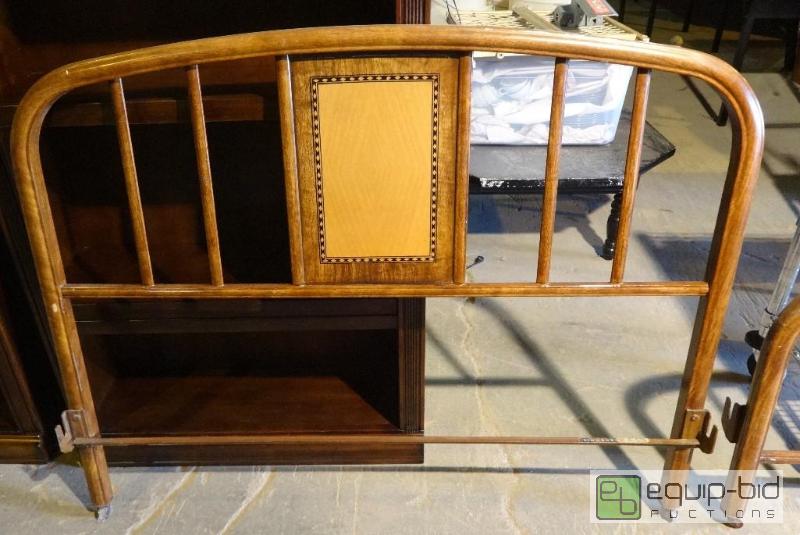 lot 152 image: Awesome Vintage Simmons Headboard and Footboard