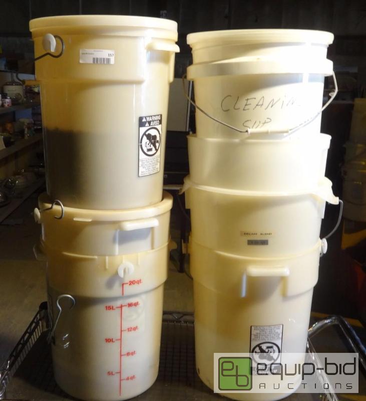 lot 157 image: Another Lot of 5 Gallon Buckets