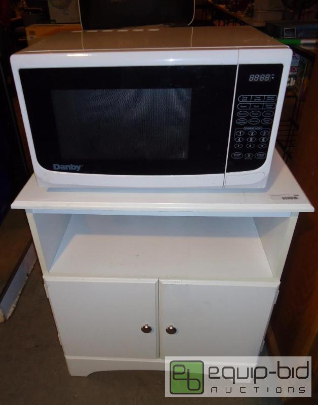 lot 168 image: Microwave with Stand