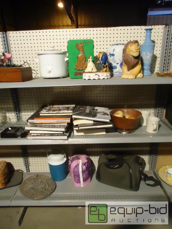 lot 184 image: 3 Store Shelves of Knick Knacks