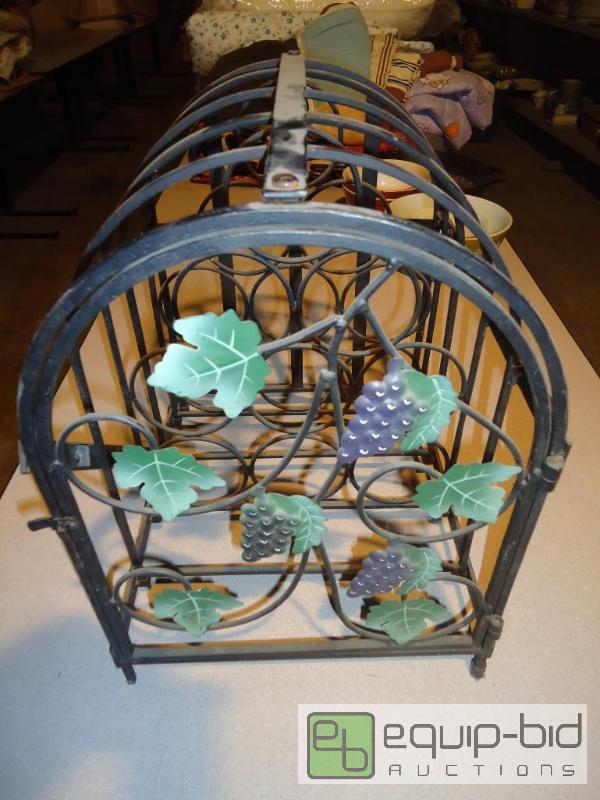 lot 197 image: Metal Wine Rack