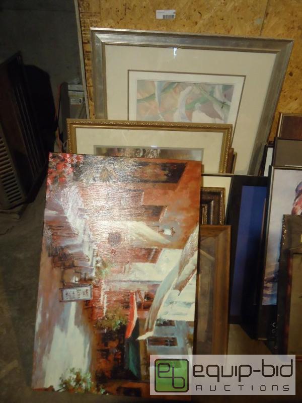 lot 44 image: Large Lot of Wall Art