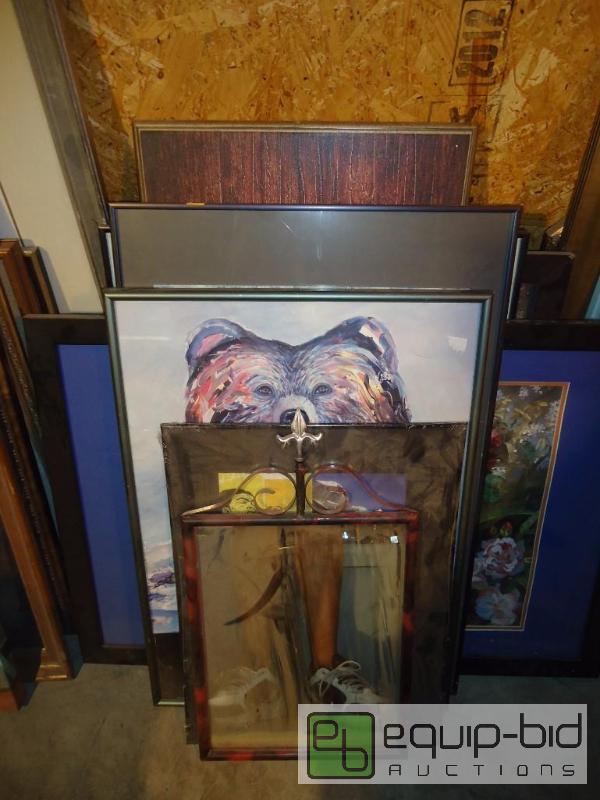lot 54 image: Large Lot of Wall Art