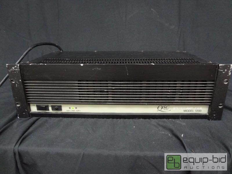 lot 900 image: QSC 1200 Watt Power Amplifier