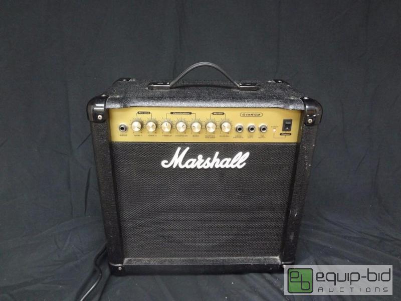 lot 999 image: Marshall Amp G15R CD Cabinet and Impedance (ohms) 15