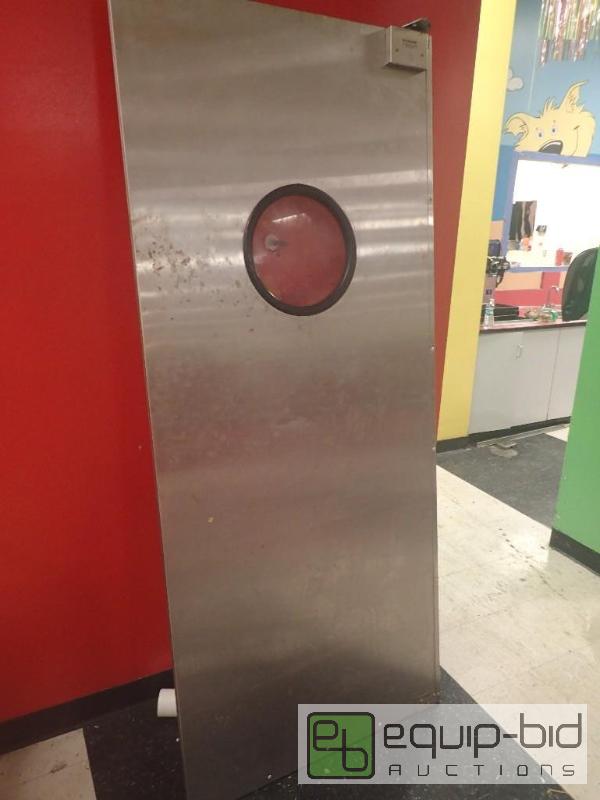 lot 1109 image: Stainless Swing Door
