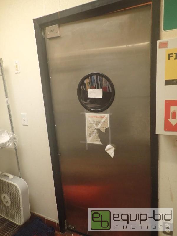 lot 1110 image: Stainless Swing Door