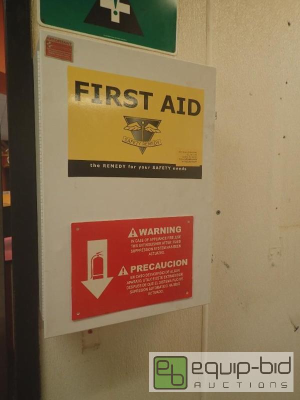 lot 1111 image: Wall Mounted First Aid Kit