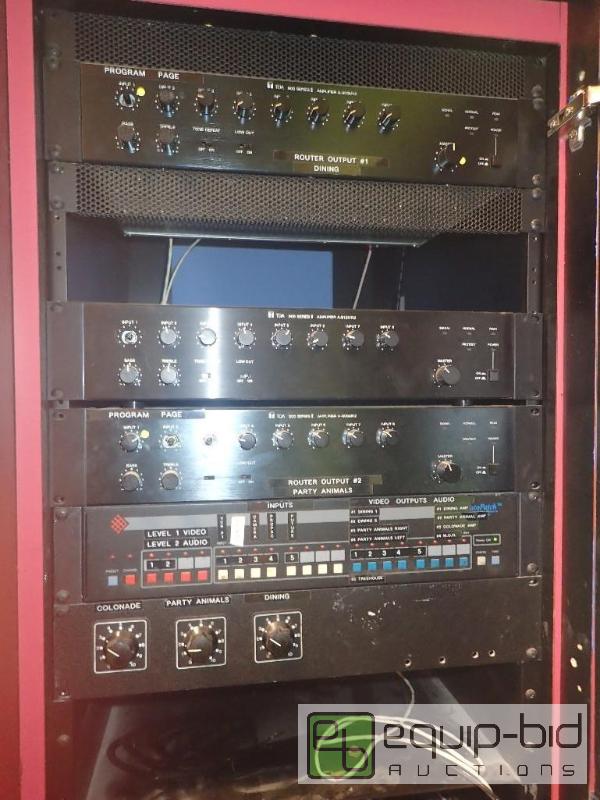 lot 1147 image: Audio Ampifiers Cabinet Community Speakers Included