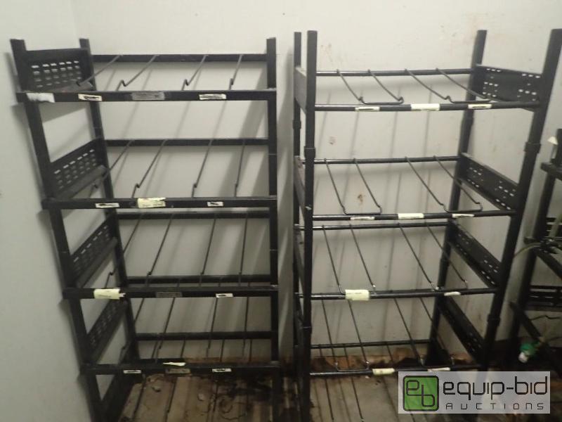 lot 2168 image: 2 Metal Bag in a Box Racks