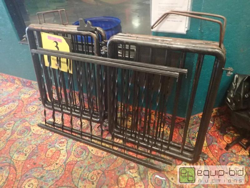 lot 2197 image: Metal Divider Gates