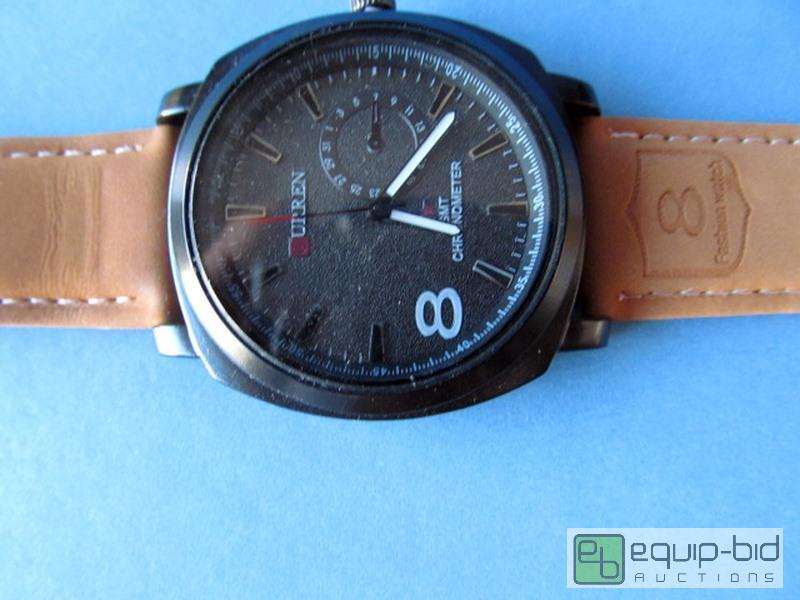 lot 3066 image: NEW Curren Quartz Watch, Nice Handsome Analog Wrist Clock