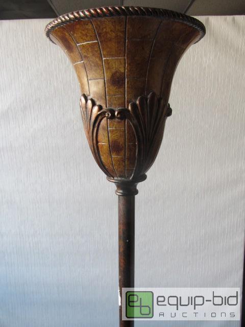 lot 3133 image: Floor Lamp Two-Way Light, Six Feet Tall Looks Exquisite