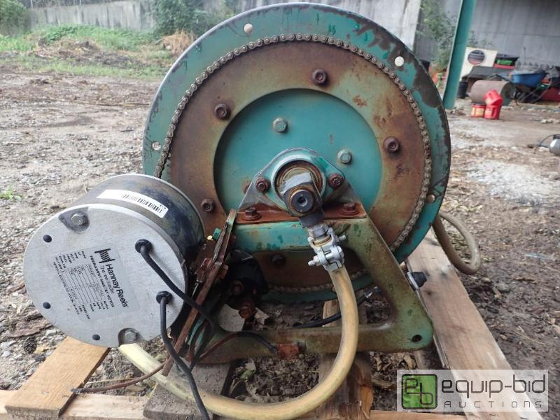 lot 63 image: Hannay Reel Chemical Sprayer Reel w Hose