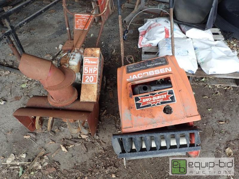 lot 64 image: (2) Gas Powered Snow Blowers