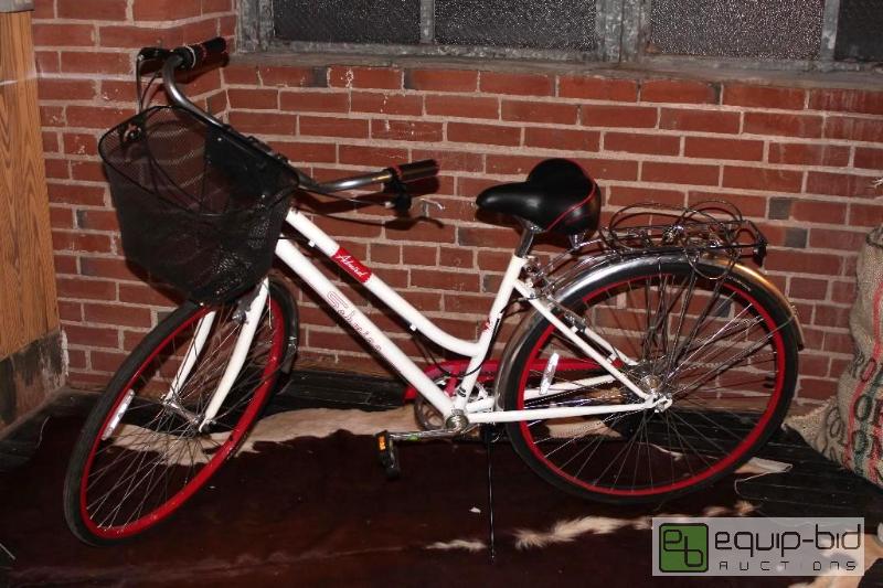 700C Schwinn Admiral Woman s Hybrid Bike White and Red