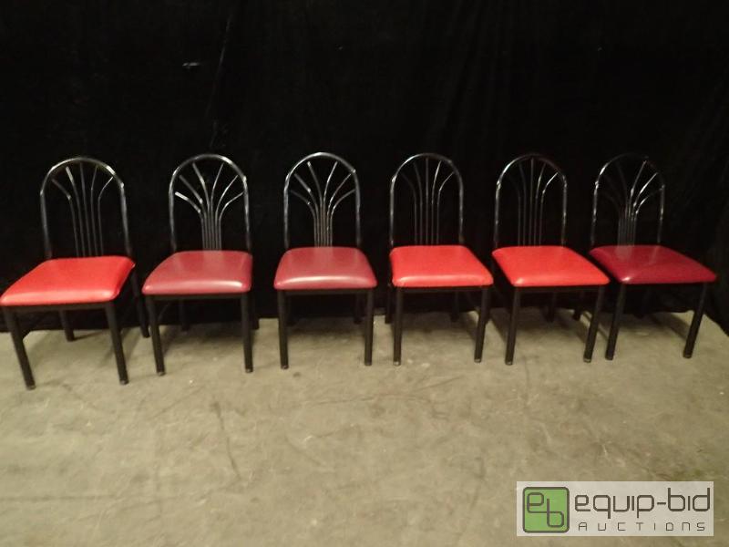 lot 1088 image: (6) Steel Frame Chairs