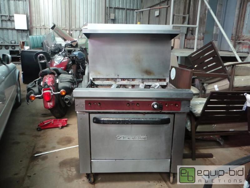 lot 4222 image: Southbend 6 Burner Range Parts Machine
