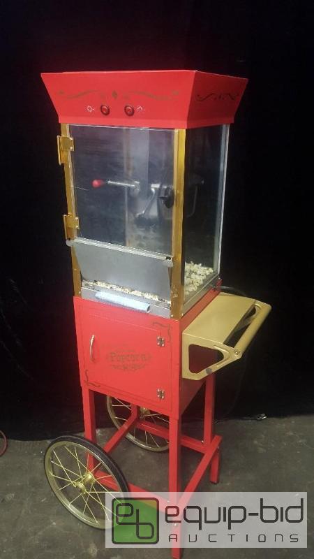 lot 4232 image: Pop Corn Popper on Stand