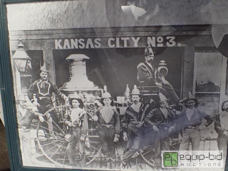 lot 6110 image: Framed Wall Art of Historic Kansas City