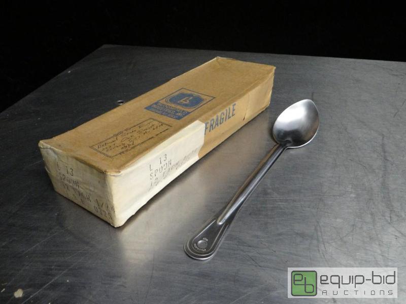 lot 9176 image: (12) Bloomfield Heavy Gage Stainless Serving Spoon