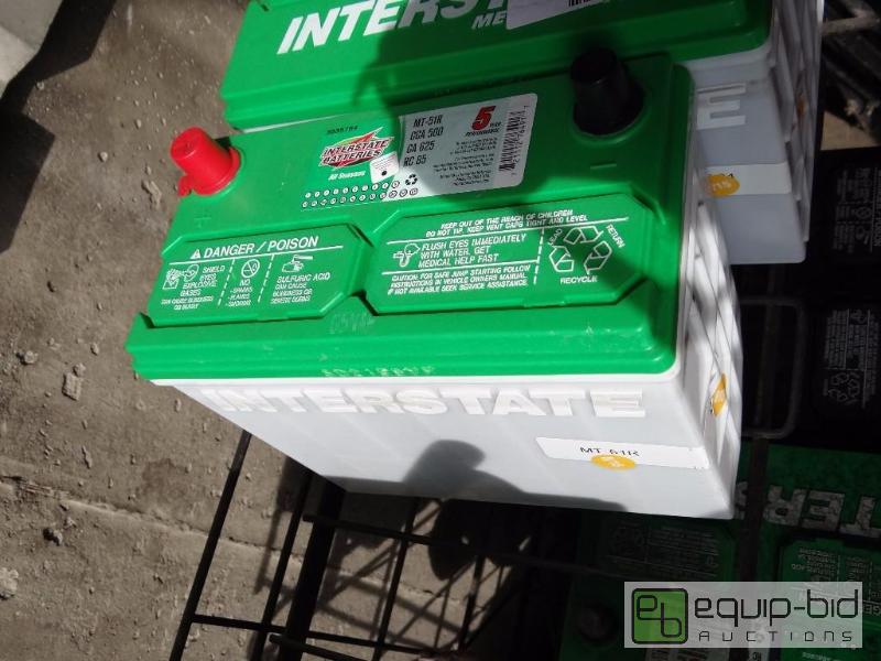 lot 511 image: brand new interstate battery CCA500 CA625 RC8...