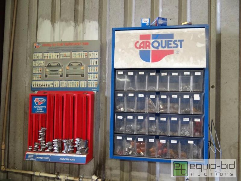 lot 541 image: CarQuest hose clamp kit wall mounted and ligh...