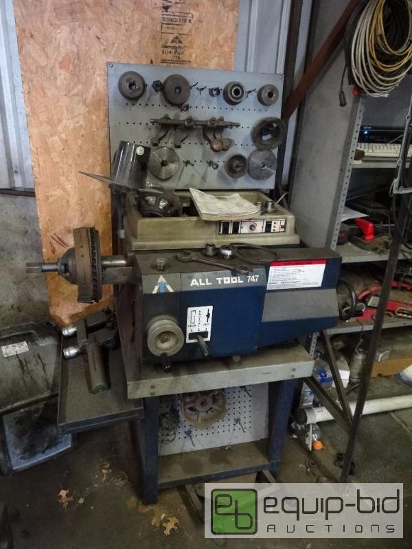 lot 559 image: AllTool 747 Brake lathe w all hardware...