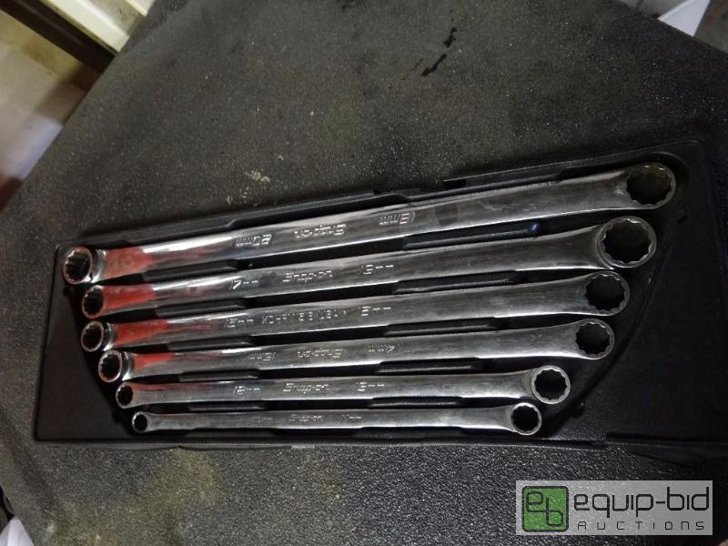 lot 575 image: Snap-on 10-20mm 6 pc dbl box end wrenche set...