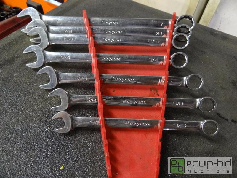 lot 578 image: Snap-On 7 pc wrench set 916-1&quot set...