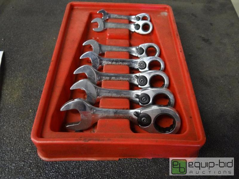 lot 586 image: Blue Point 7pc rachetting combination wrench ...