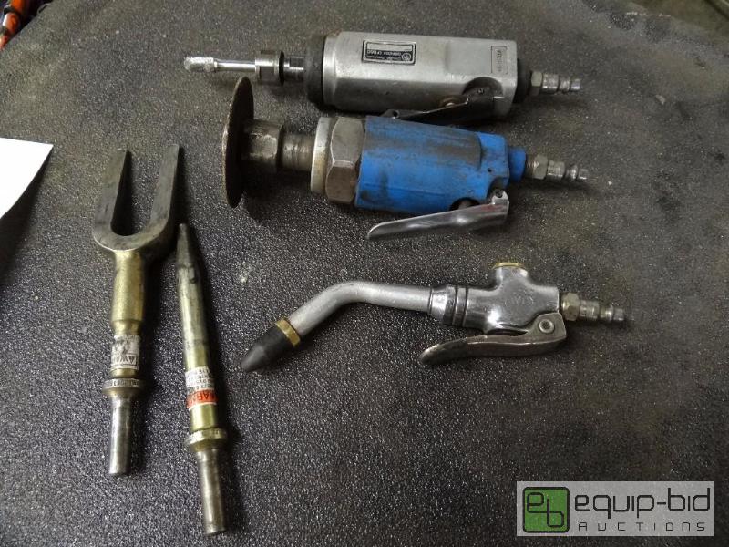 lot 602 image: various brands die grinder, cut-off wheel blo...